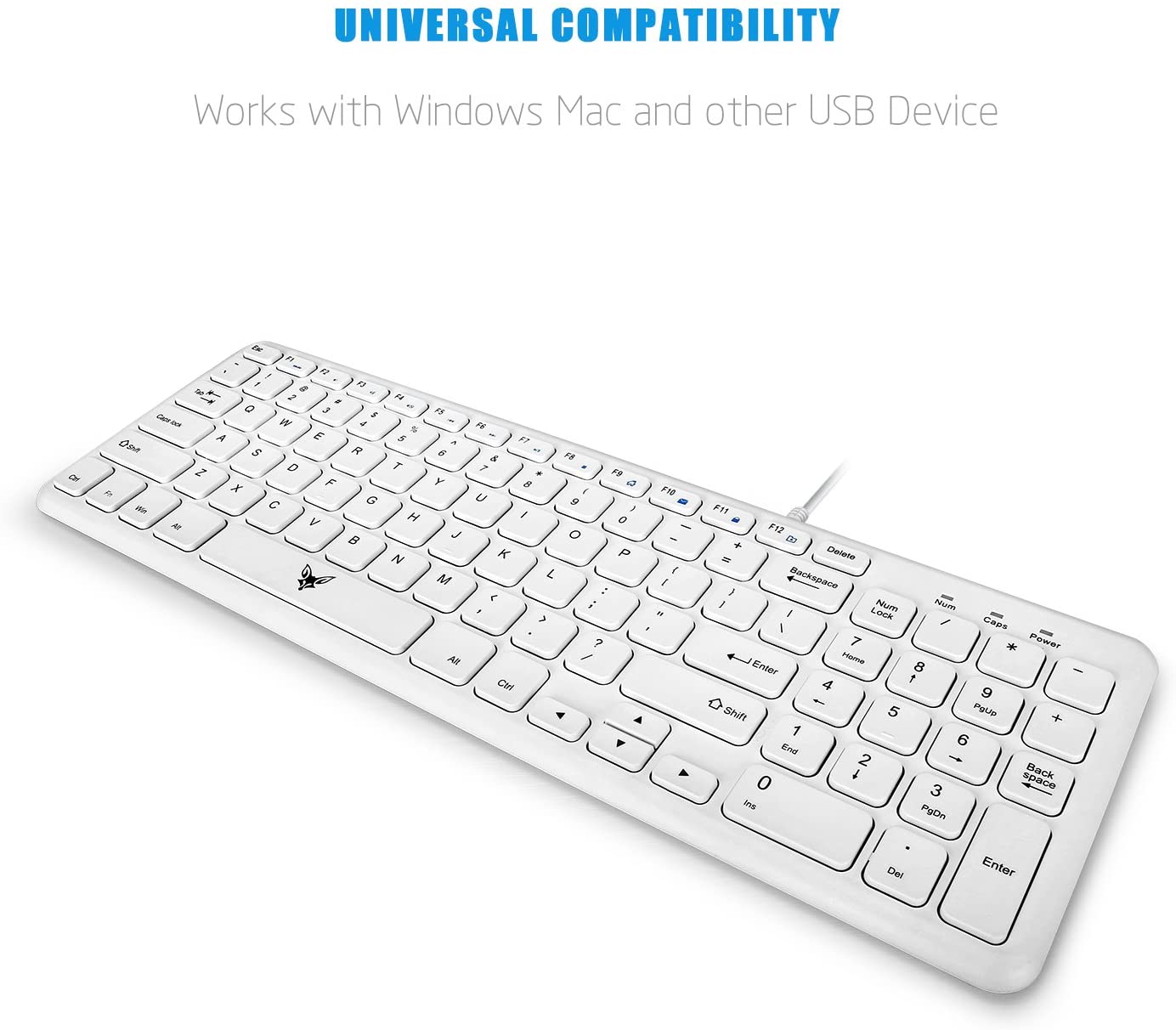 airfox k500 irina kaptelova usb wired keyboard for pc, laptop, notebook, for windows, mac